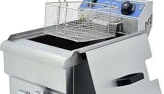 Electric Single Tank Deep Fryer 12 Liter With Oil Filter