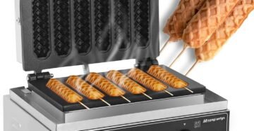 Hot Dog Corn Stick Waffle Maker Machine Premium