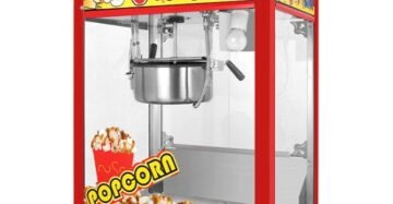 Commercial Popcorn Machine 250 Gms Electric Red