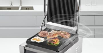 Electric Sandwich Griller Machine Single Head 10 Inch