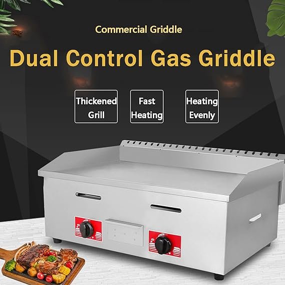 Gas Griddle Plate Plain Top 22 Inch 2 Gas Griddle Plate Plain Top 22 Inch - Image 2