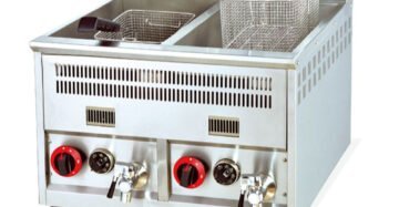 Gas Double Tank Deep Fryer 16x2 Liter