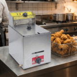 Single Tank Electric & Gas 8 Liter Deep Fryer 2 In 1