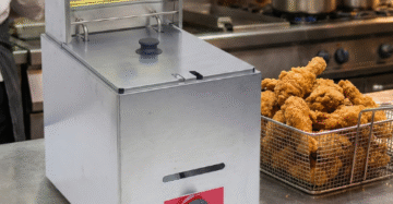 Single Tank Electric & Gas 8 Liter Deep Fryer 2 In 1