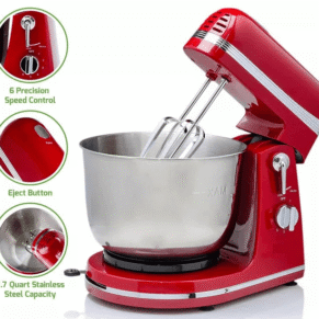 Stand Mixer 3.5 Liter With Speed Control Red