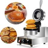 Electric UFO Burger Hamburger Waffle Maker