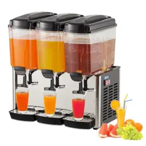 3 Tank Cold Juice dispesner Black