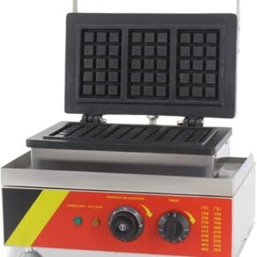 Biscut Waffle Machine 5x3 Inch Rectangular 3 Slot