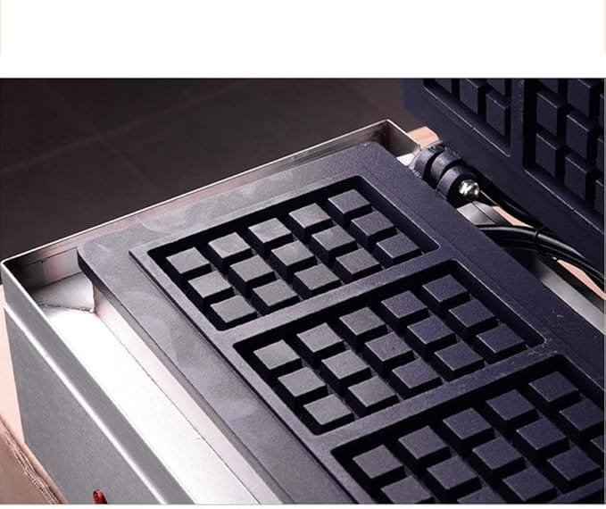 Rectangular Biscuit Waffle Machine 5x3 Inch 3 Slot 3 3 Slot Waffle Machine, Waffle Maker, Rectangle Waffle Machine, Biscut Waffle Machine