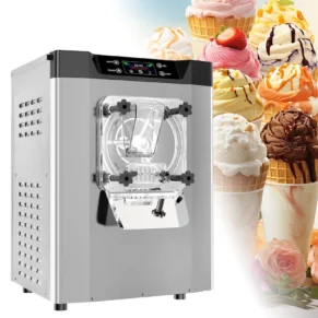 Commercial Countertop Gelato Ice Cream Machine 15 Liter, Hard Ice Cream Maker