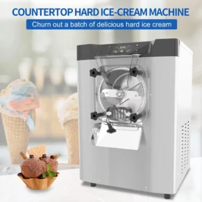 Commercial Countertop Gelato Ice Cream Machine 15 Liter, Hard Ice Cream Maker