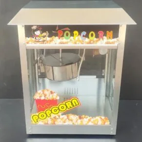 Commercial Popcorn Machine 250 Gms Electric Stainless Steel
