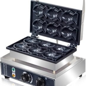 Electric Korean Mini Taiyaki Fish Waffle Maker Machine
