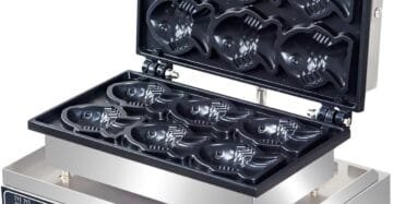 Electric Korean Mini Taiyaki Fish Waffle Maker Machine