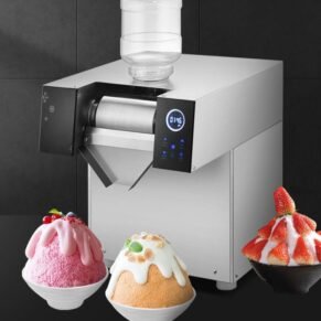 Snow Flake Ice Maker Machine Tabletop, Bingsu Korean Ice Maker Digital