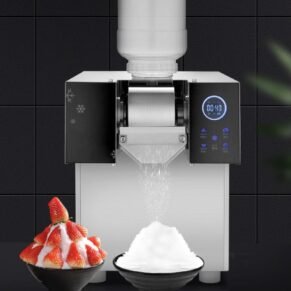 Snow Flake Ice Maker Machine Tabletop, Bingsu Korean Ice Maker Digital