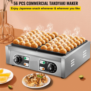 Electric Takoyaki Fish Ball / Kuzhi Paniyaram Maker 56 Pcs