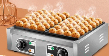Electric Takoyaki Fish Ball / Kuzhi Paniyaram Maker 56 Pcs