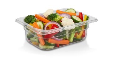 PC GN Pan 1/6 65mm - 6.5 Cm, NSF Grade Gastronorm Pan Polycarbonate, 1 Ltr Without Lid