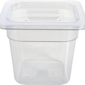 PC GN Pan 1/6 150mm - 15 Cm, NSF Grade Gastronorm Pan Polycarbonate, 2 Ltr Without Lid